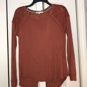 Orangey Blouse